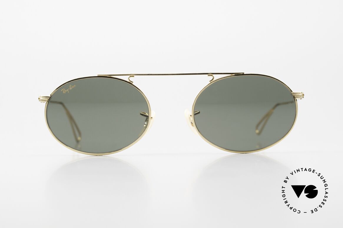 Ray Ban Vintage Oval Bausch&Lomb USA Brille 90er, Ray-Ban Sonnenbrille der 'Vintage Metal Collection', Passend für Herren und Damen