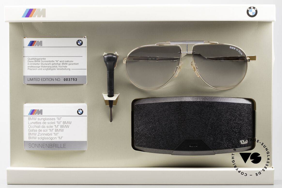Alpina BMW M Style 80er Sammlerbrille Limited, Größe: large, Passend für Herren