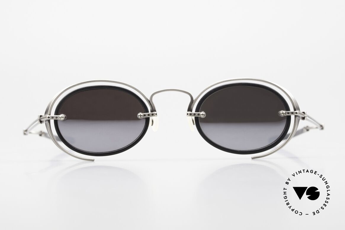 DOX 01 ATS Industrial Brille Verspiegelt, rare, alte DOX Sonnenbrille von 1997, made in JAPAN, Passend für Herren und Damen