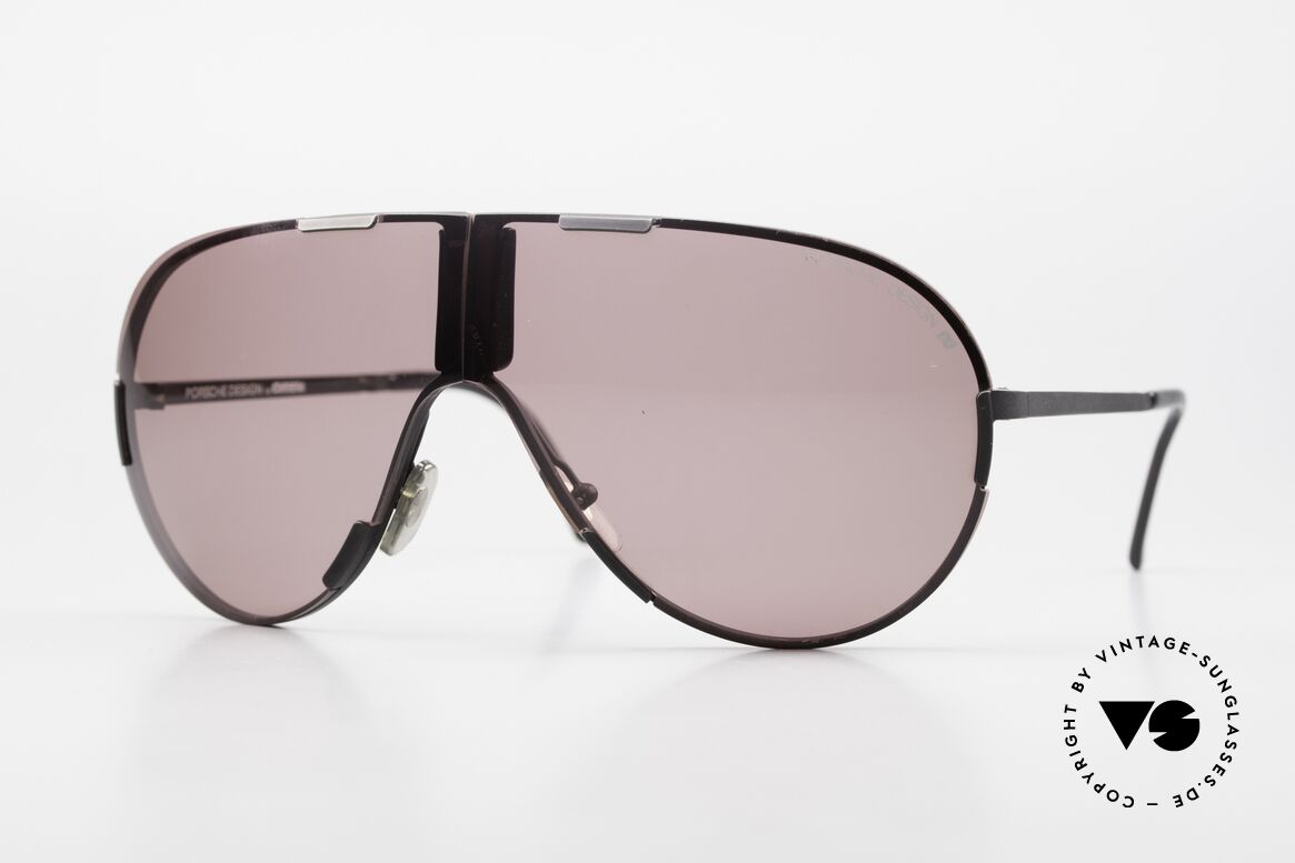 Porsche 5629 Faltbare Herren Sonnenbrille, geniale Porsche Faltbrille aus den 1980ern, Passend für Herren