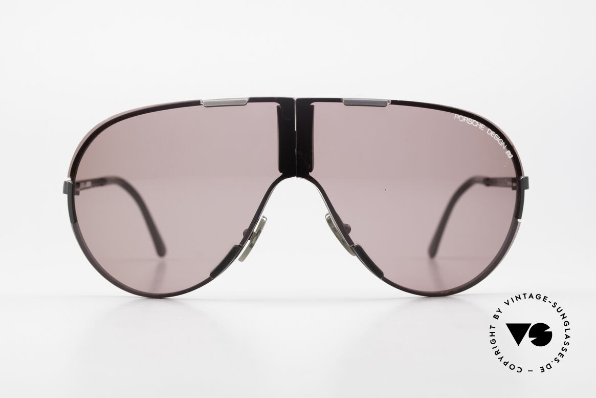 Porsche 5629 Faltbare Herren Sonnenbrille, unglaublich seltenes Modell; Sammlerstück, Passend für Herren