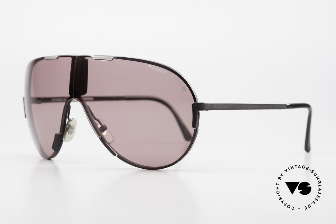 Porsche 5629 Faltbare Herren Sonnenbrille, getragen v. David Beckham (bei US Ankunft), Passend für Herren