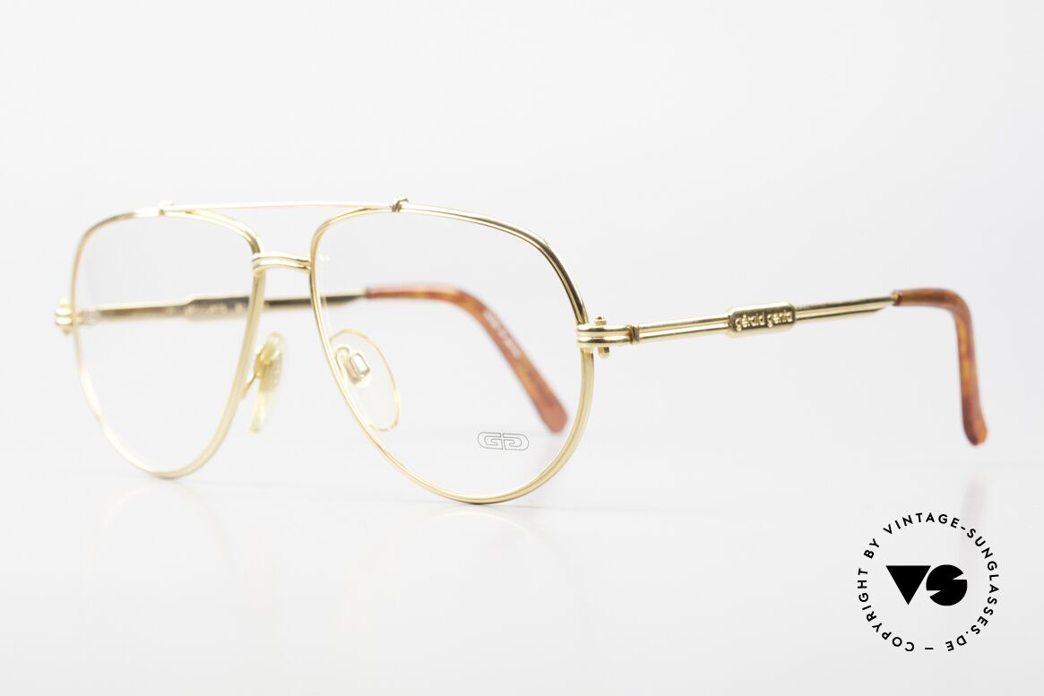 Gerald Genta New Classic 04 24kt Vergoldete Luxusbrille, LUXUS-Accessoires (wie z.B. Brillen) kamen später dazu, Passend für Herren