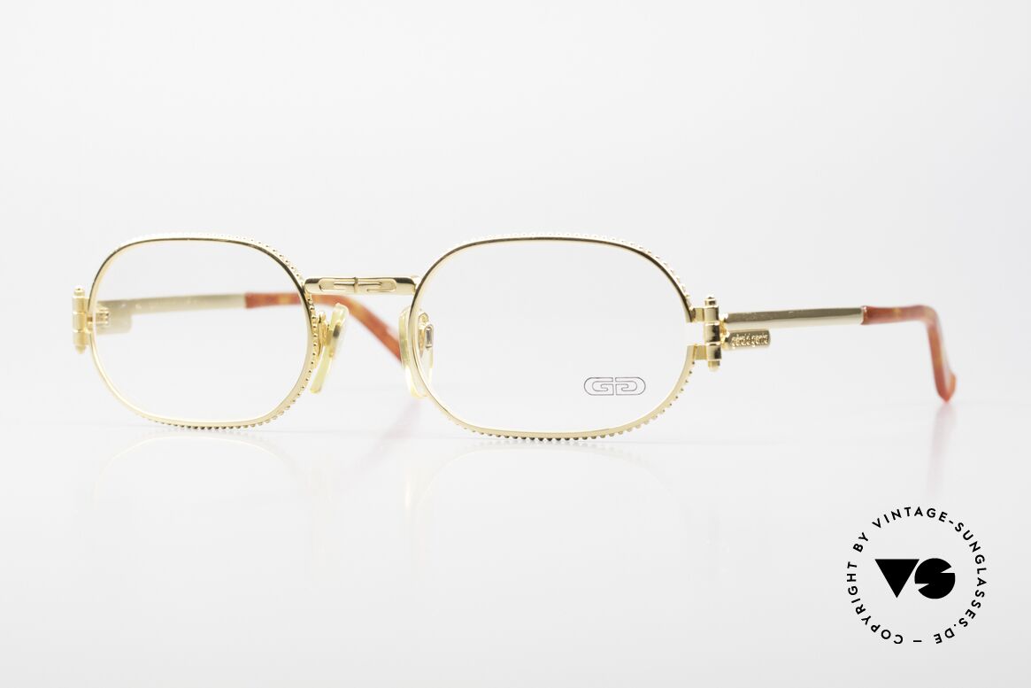 Gerald Genta Gefica 01 Damenbrille Herrenbrille 24kt, Gérald Genta: eher bekannt für außergewöhnliche Uhren, Passend für Herren und Damen