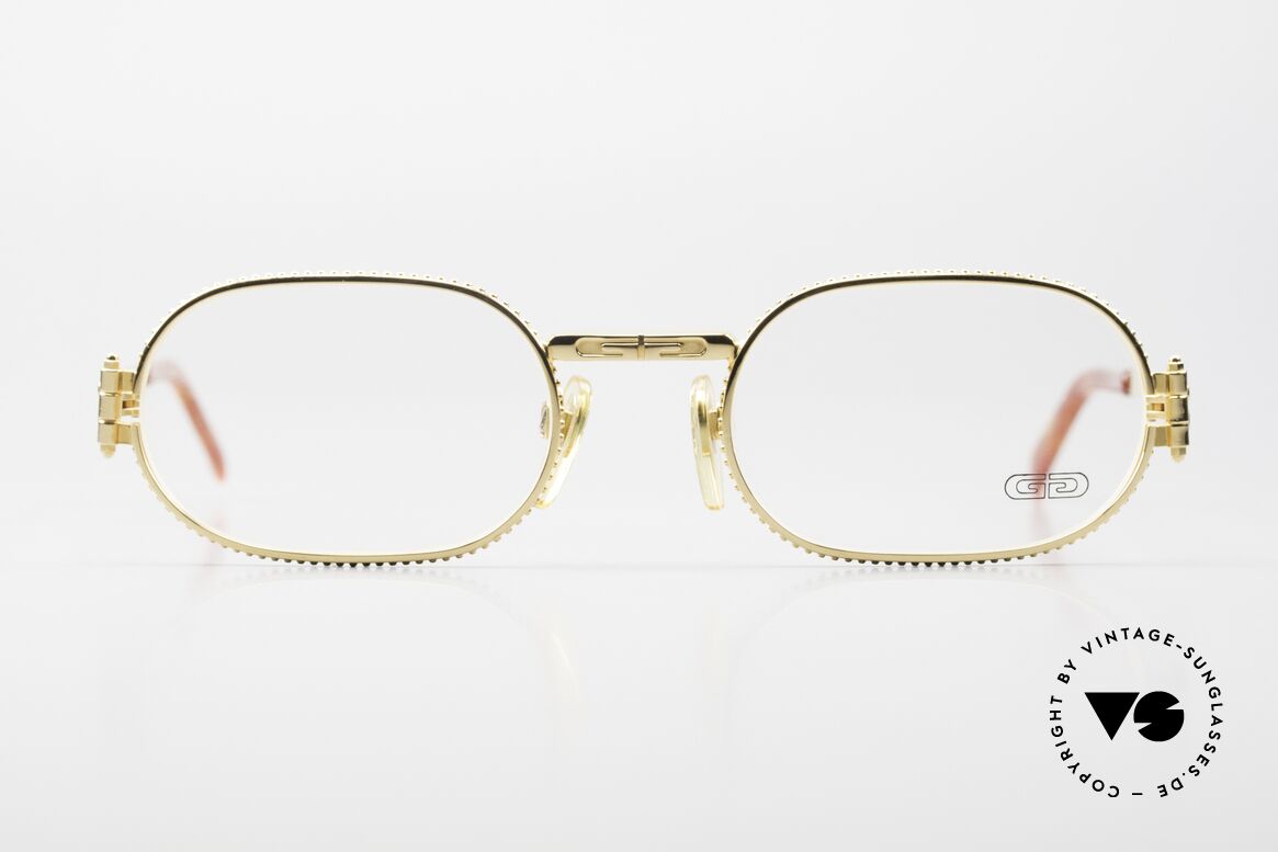 Gerald Genta Gefica 01 Damenbrille Herrenbrille 24kt, entwarf u.a. die „GRANDE Sonnerie“ (Preis: ca. $1 Mio.), Passend für Herren und Damen