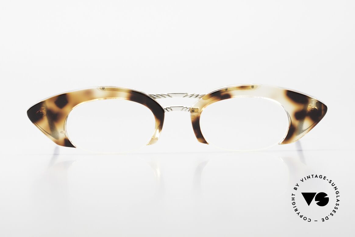 Proksch's A3 Vintage 90er Nylor Brille, "crazy" vintage Brillengestell mit Nylor-Faden, Passend für Damen