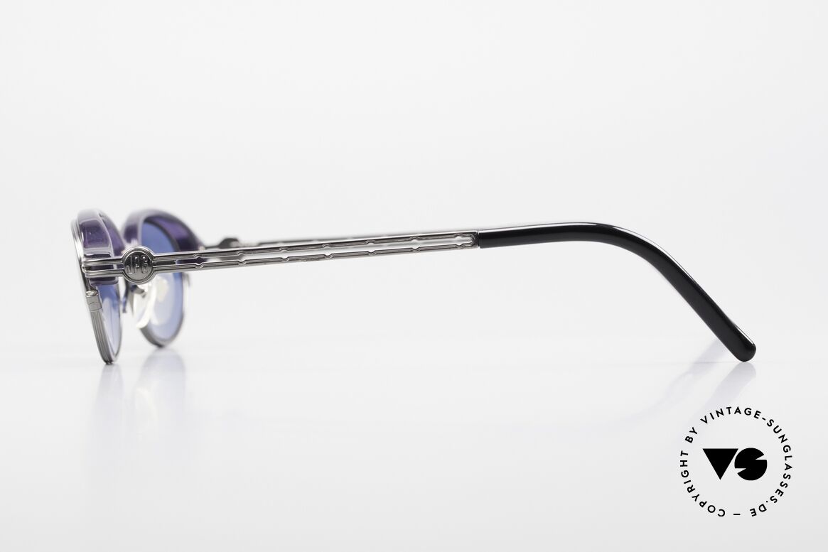 Jean Paul Gaultier 58-0004 Ovale Designer Sonnenbrille, unbenutztes Original in  Spitzen-Qualität + JPG Etui, Passend für Herren und Damen