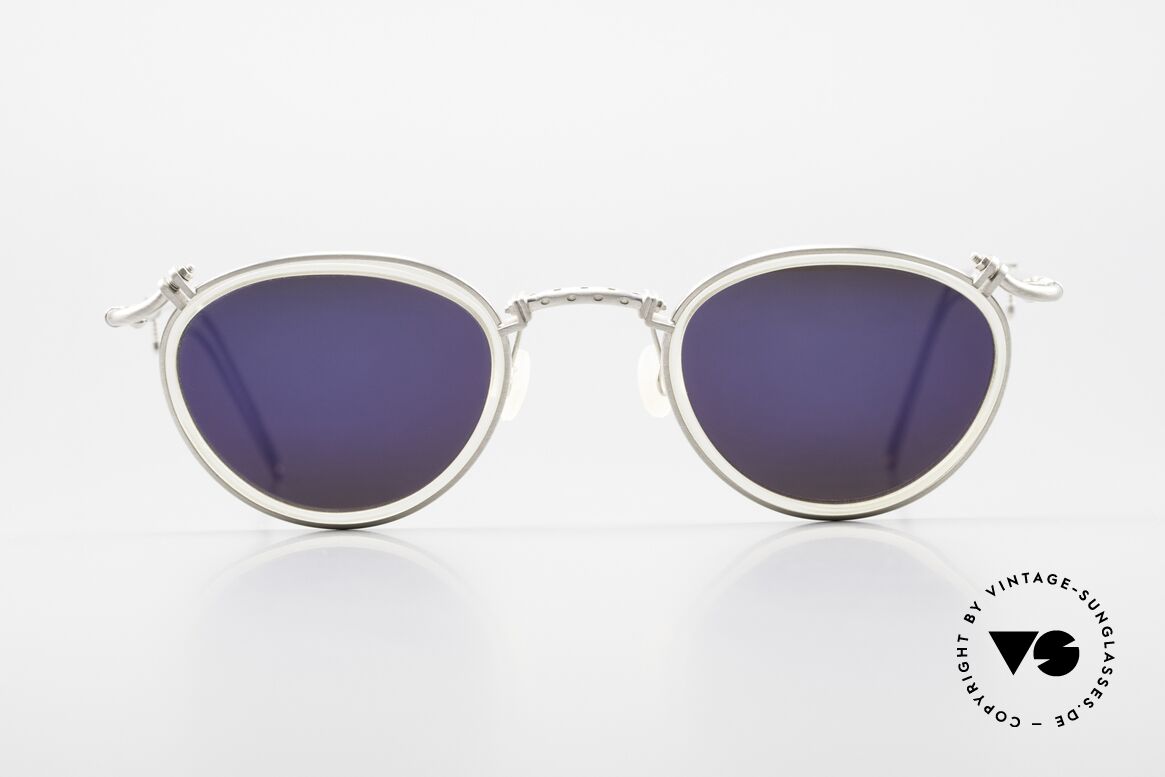 DOX 02 HLS Titanium Brille Verspiegelt, aus dem gleichen Werk wie Y. Yamamoto & JP Gaultier, Passend für Herren und Damen