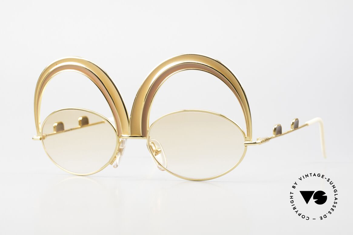 Casanova Arché 6 Museumsbrille 24kt Limited, echte Museumsbrille oder Kunstbrille von Casanova, Passend für Damen