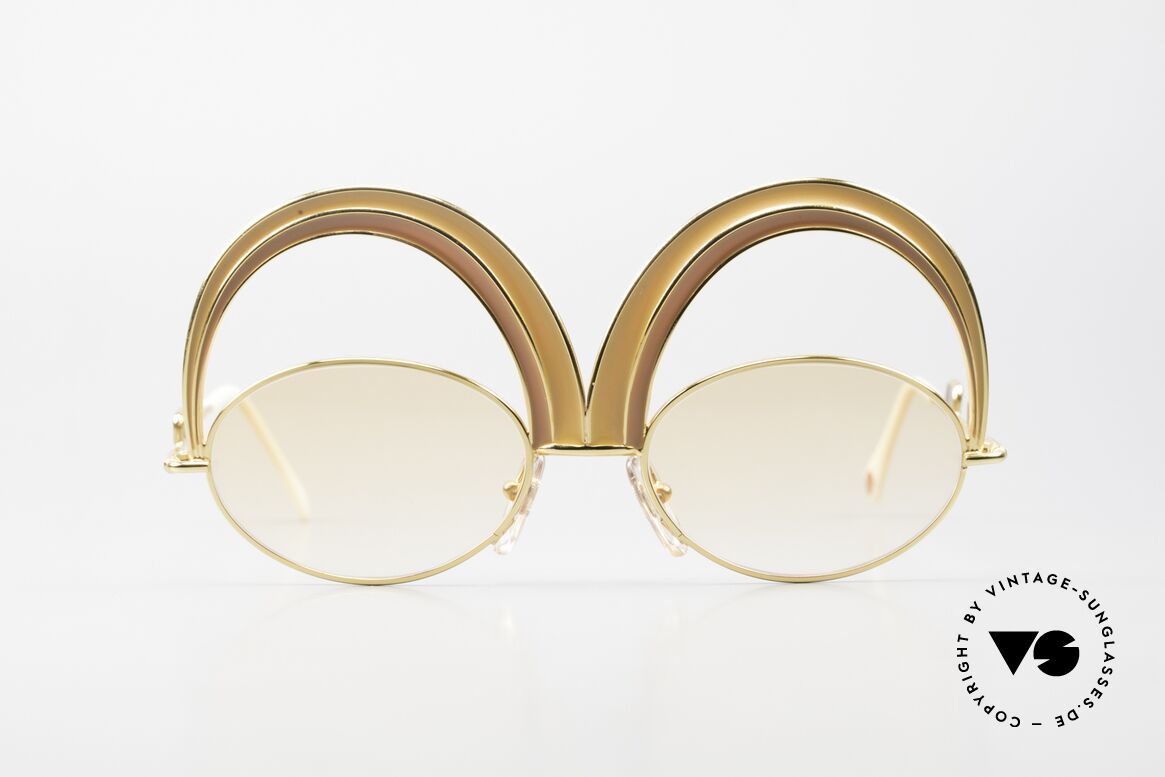 Casanova Arché 6 Museumsbrille 24kt Limited, Hommage an den venezianischen Karneval des 18.Jh., Passend für Damen