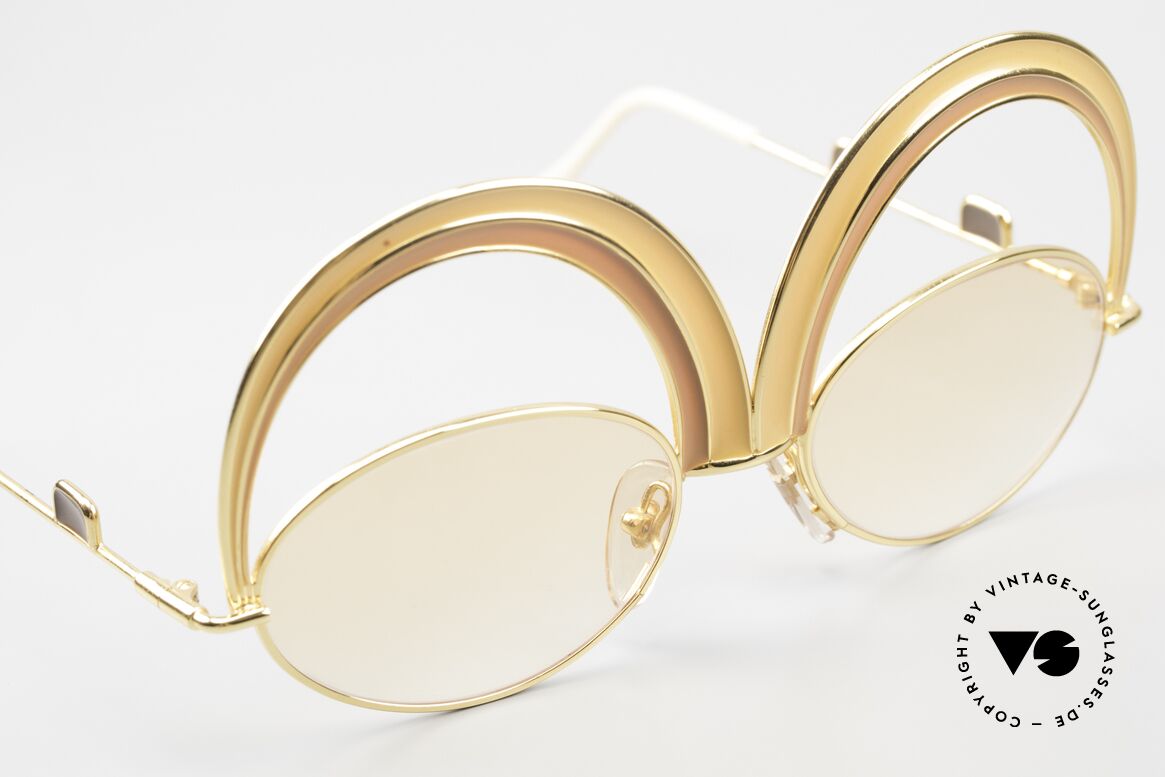 Casanova Arché 6 Museumsbrille 24kt Limited, limitiertes Sammlerstück; Nr. 042/300, 24kt vergoldet, Passend für Damen