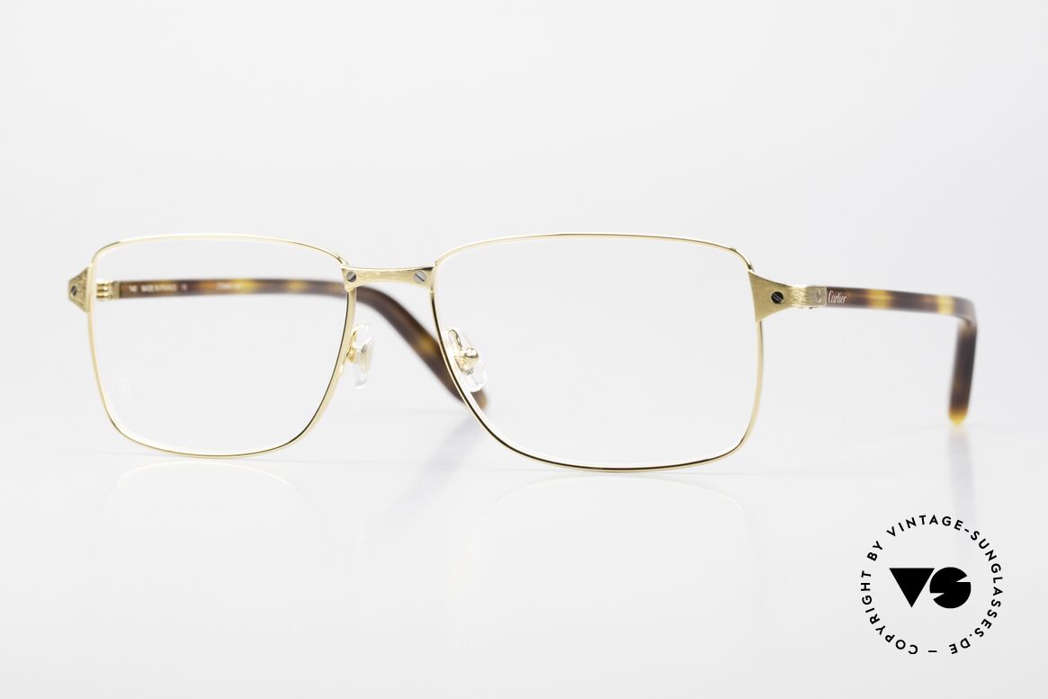 Cartier Core Range CT0040O Herren Luxusbrille Klassisch, klassische Cartier Herren Luxus-Brillenfassung, Passend für Herren