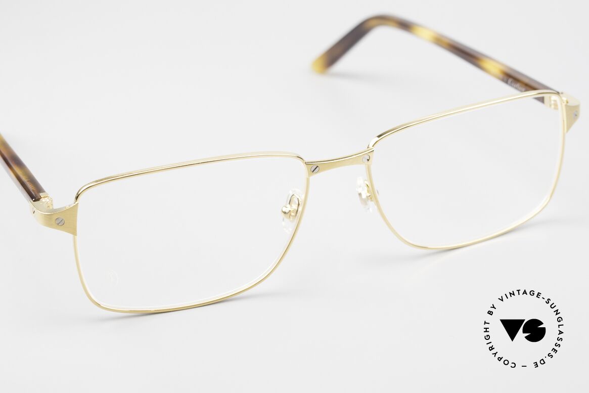 Cartier Core Range CT0040O Herren Luxusbrille Klassisch, ungetragenes Original mit Cartier Etui und Box, Passend für Herren