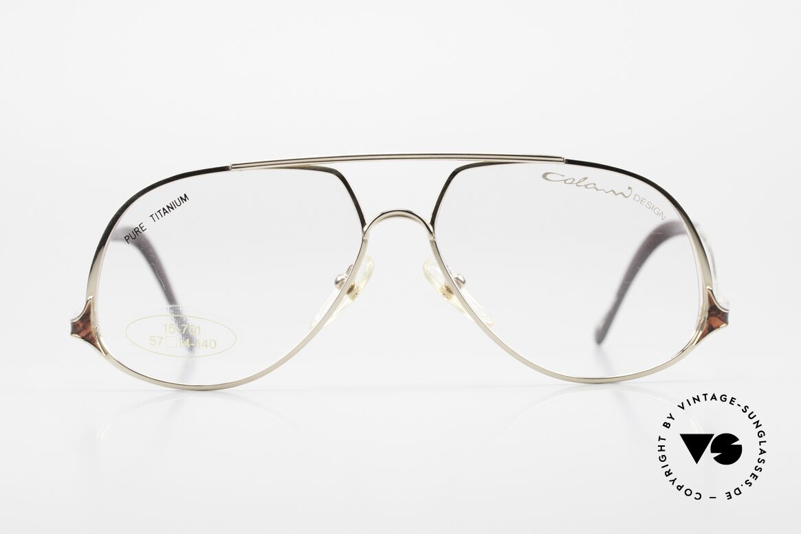 Colani 15-701 Kultige Titanbrille Unisex, LUIGI COLANI's Interpretation der Pilotenbrille, Passend für Herren und Damen