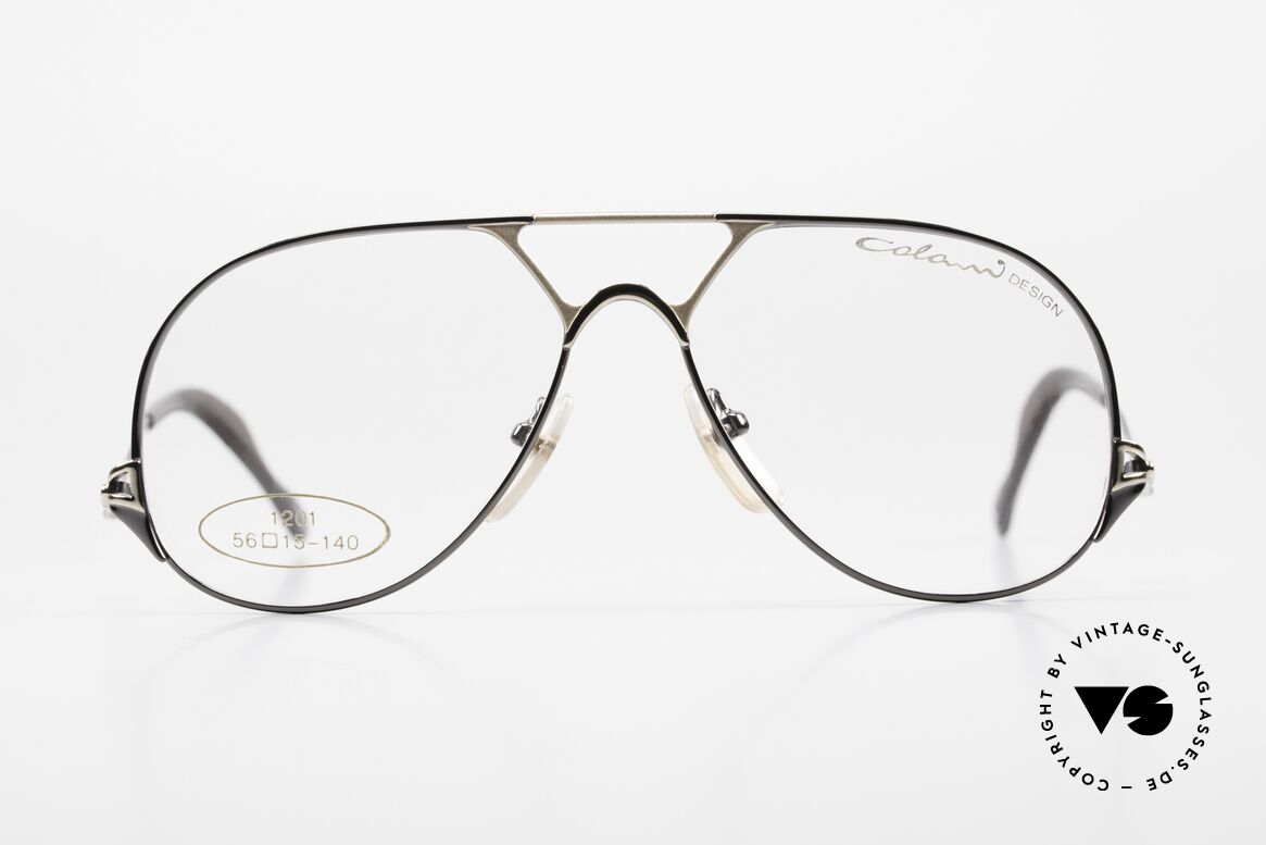 Colani 1201 Rare 80er Designer Brille, stabiler Metall-Rahmen in absoluter Spitzen-Qualität, Passend für Herren