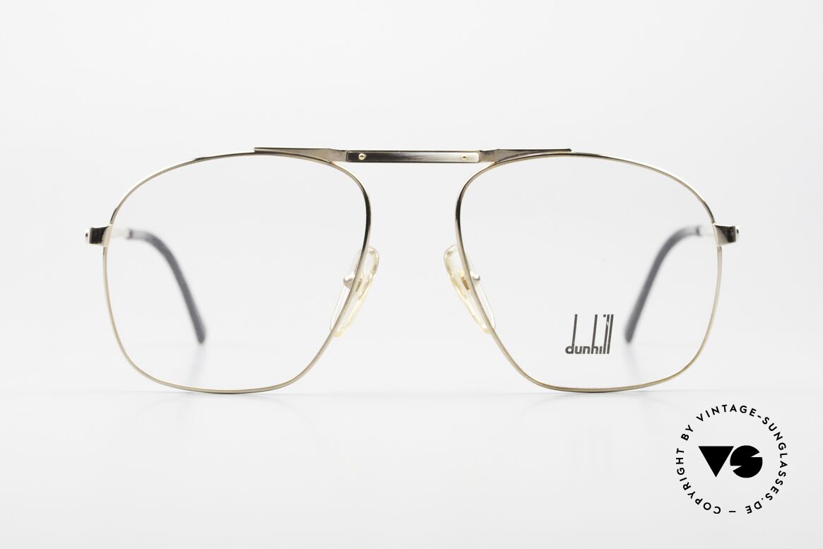 Dunhill 6046 80er Brille Horn-Applikation, 80er Jahre Dunhill Kollektion = ein Inbegriff von Stil, Passend für Herren