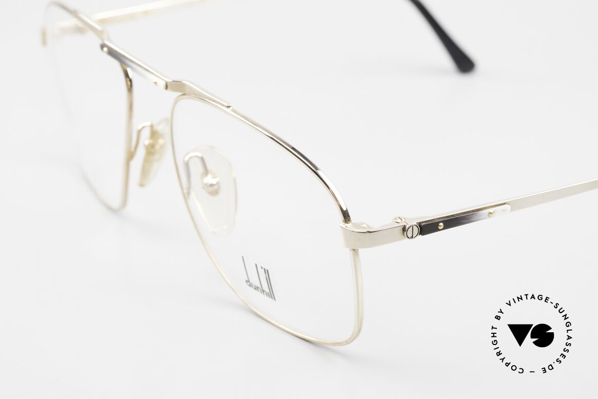Dunhill 6046 80er Brille Horn-Applikation, ein absoluter KLASSIKER für den vornehmen Gentleman, Passend für Herren