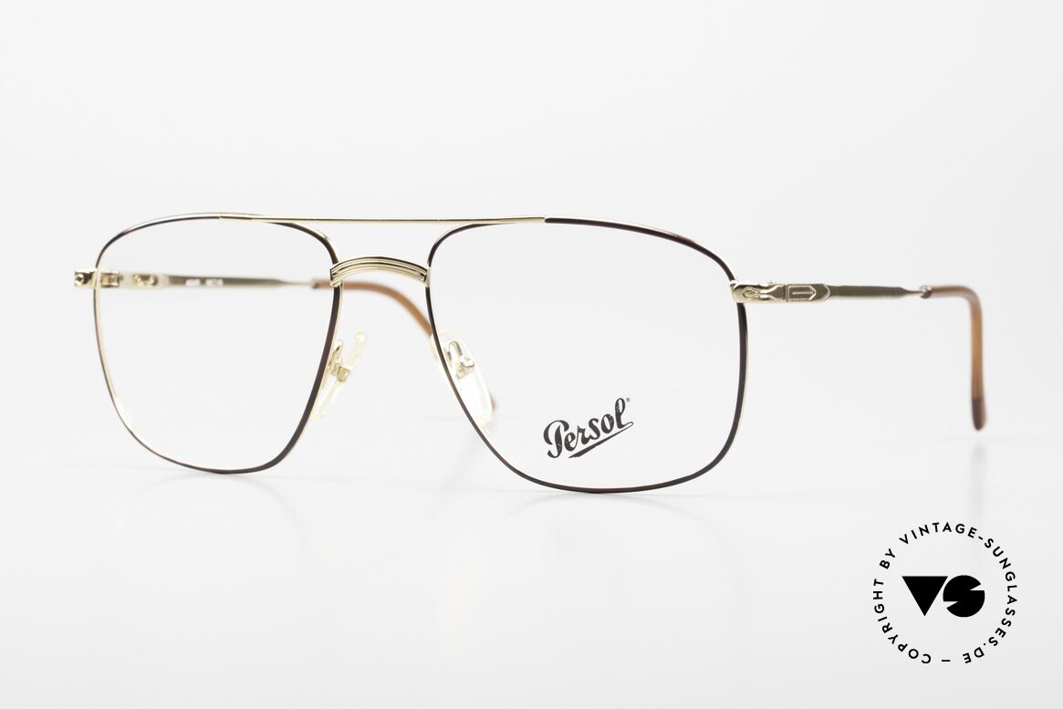 Persol Agar 90er Vintage Brillengestell, VINTAGE Persol Herren-Brille der 1990er, Passend für Herren