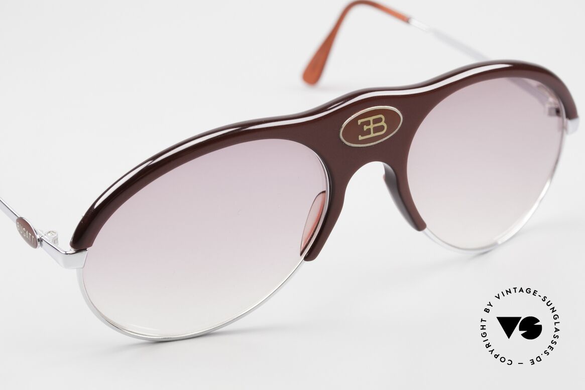 Bugatti 64902 Rare 70er Sonnenbrille Luxus, ungetragen (wie alle unsere alten BUGATTI Unikate), Passend für Herren