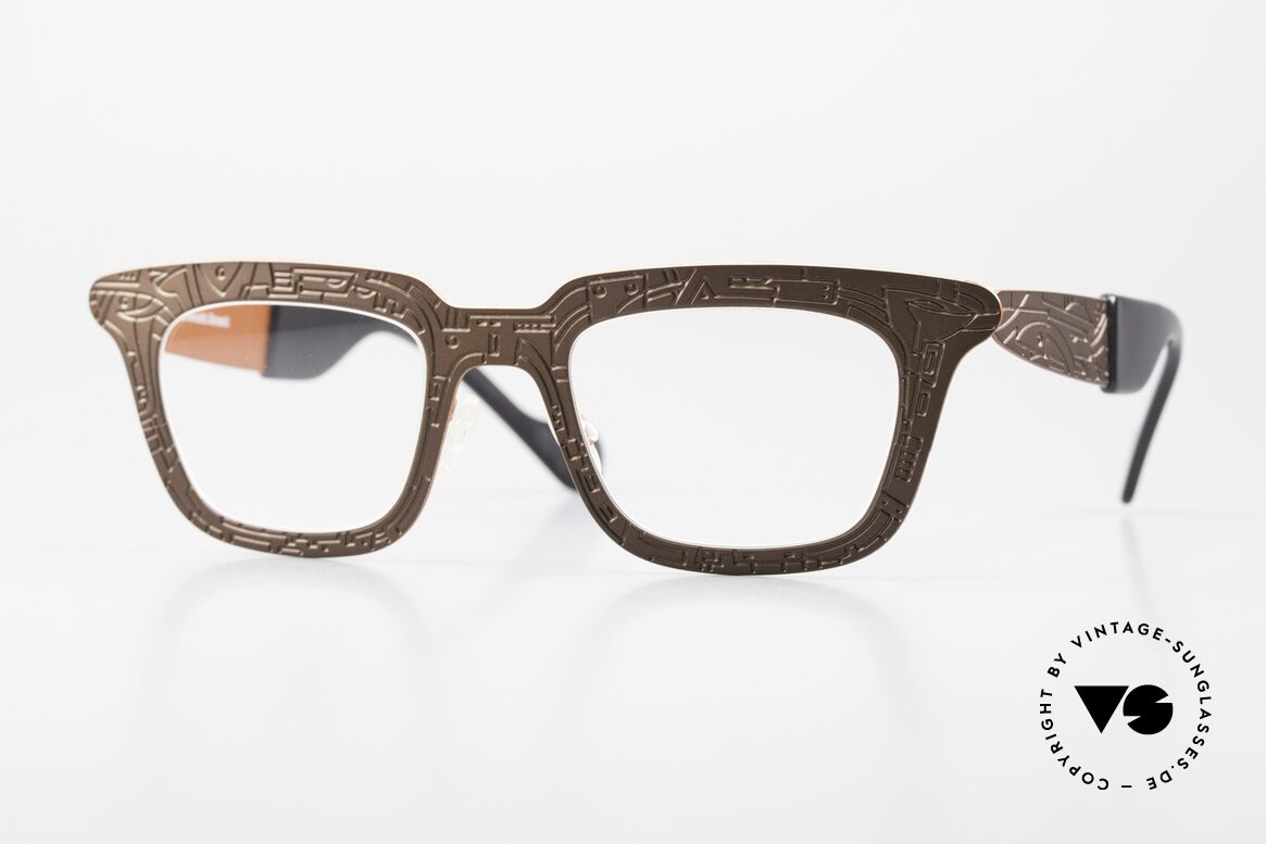 Theo Belgium Zoo Unisexbrille Von Strook, markant eckige Designerbrille v. THEO Belgium, Passend für Herren und Damen