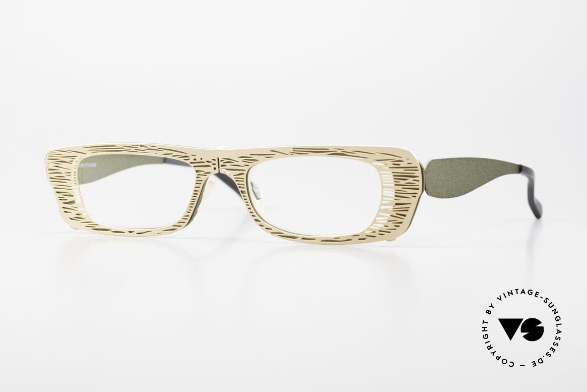 Theo Belgium Eye-Witness PJ Titanbrille Clip-On Front, Theo Eye-Witness (Augenzeuge) Brille, Mod. PJ CG 7184, Passend für Damen