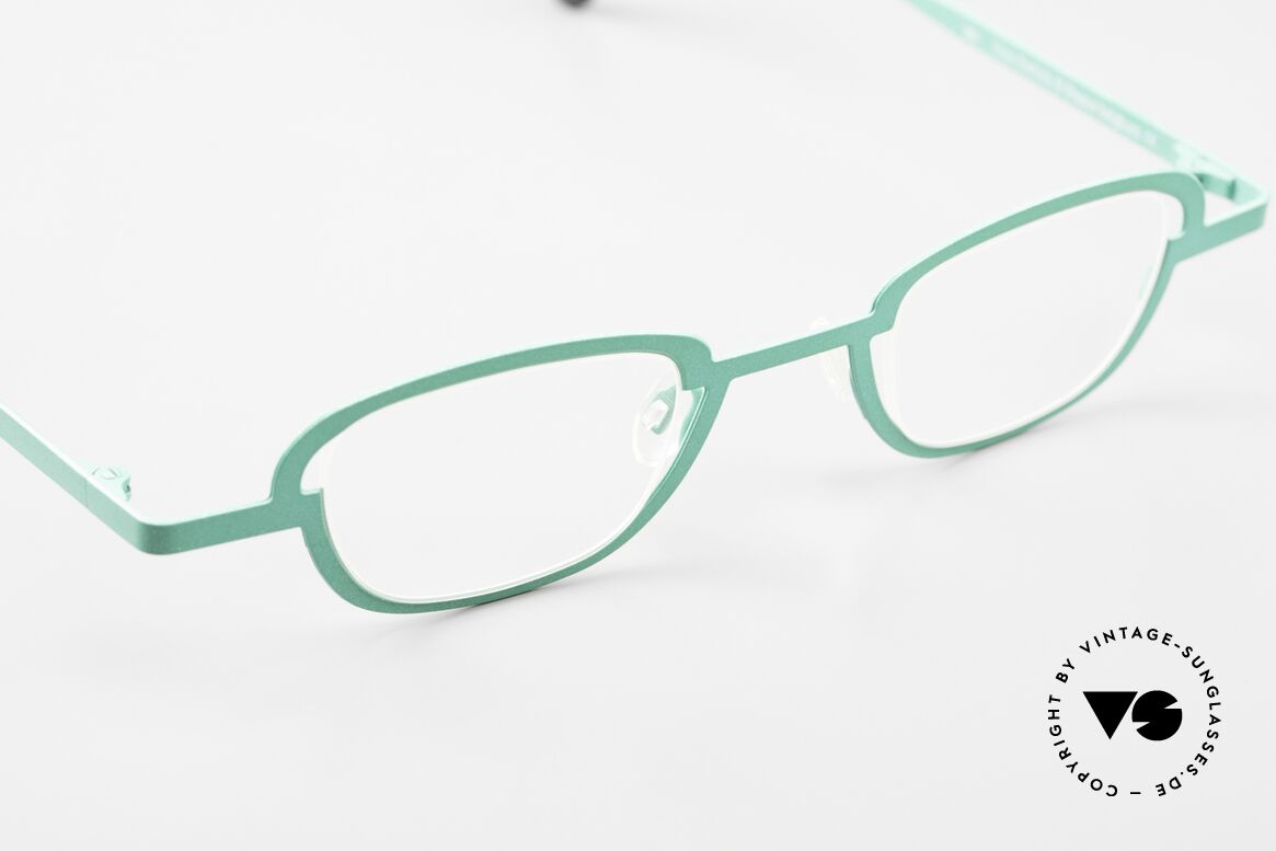 Theo Belgium Switch Designerbrille Damen Herren, ungetragen; wie alle unsere vintage Theo Brillen, Passend für Herren und Damen