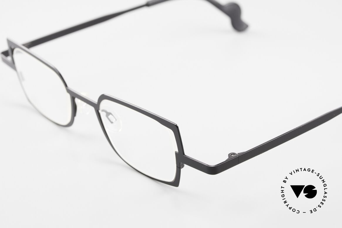 Theo Belgium Transform Damenbrille Vintage Metal, Farbcode 5 (schwarz); Large Gr. (41-22), 140mm, Passend für Damen