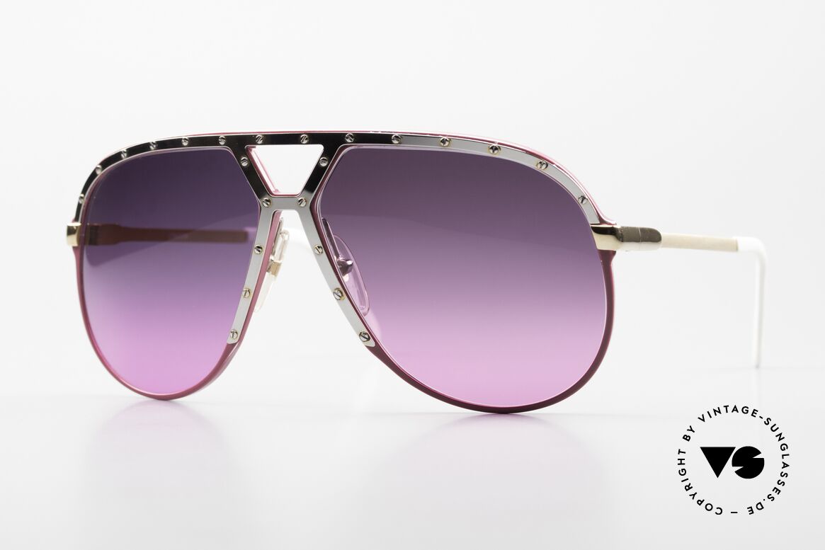Alpina M1 Einzelstück Pink Verlauf, echte 80er Alpina M1 Sonnenbrille, West Germany, Passend für Herren und Damen
