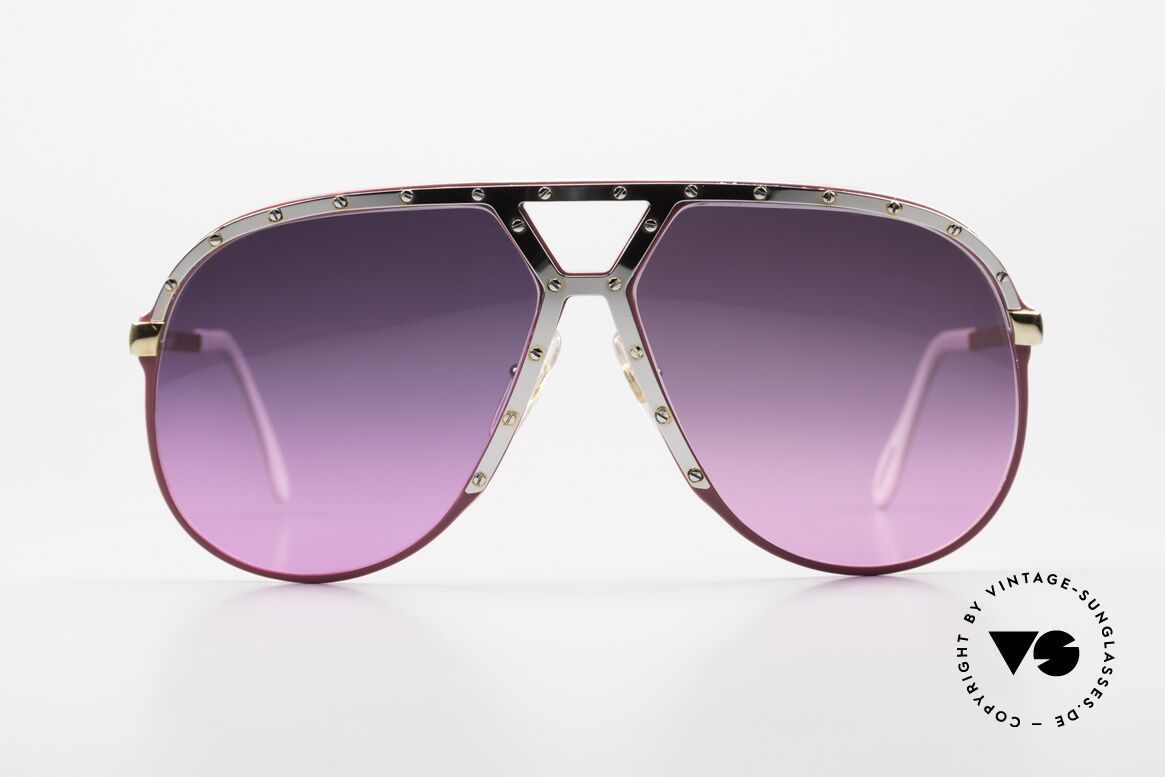 Alpina M1 Einzelstück Pink Verlauf, UNIKAT: Rahmen pink, Bügel gold, Blende silber, Passend für Herren und Damen