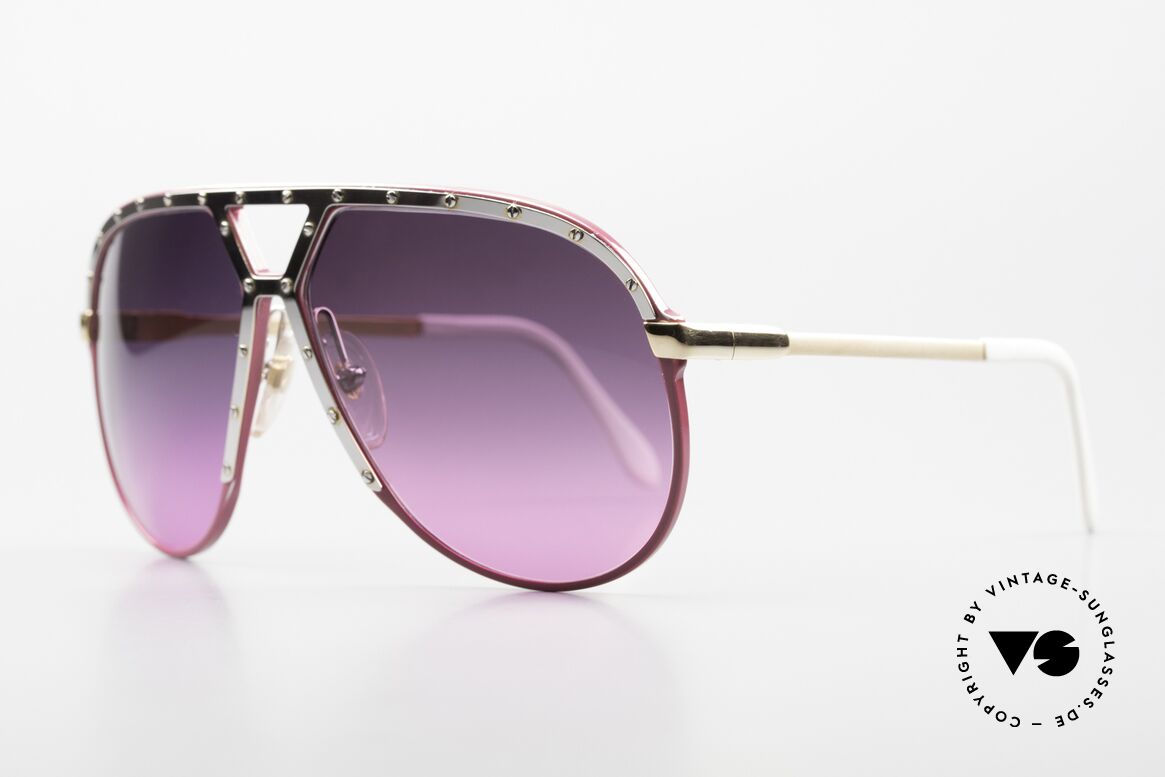 Alpina M1 Einzelstück Pink Verlauf, abgestimmte Sonnengläser mit lila-pink-Verlauf, Passend für Herren und Damen