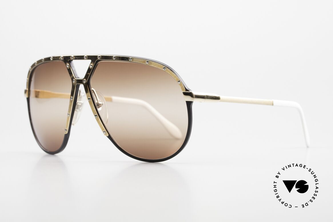 Alpina M1 Double Gradient Brown Lenses, sehr edle Sonnengläser in doppelt braun-Verlauf, Passend für Herren