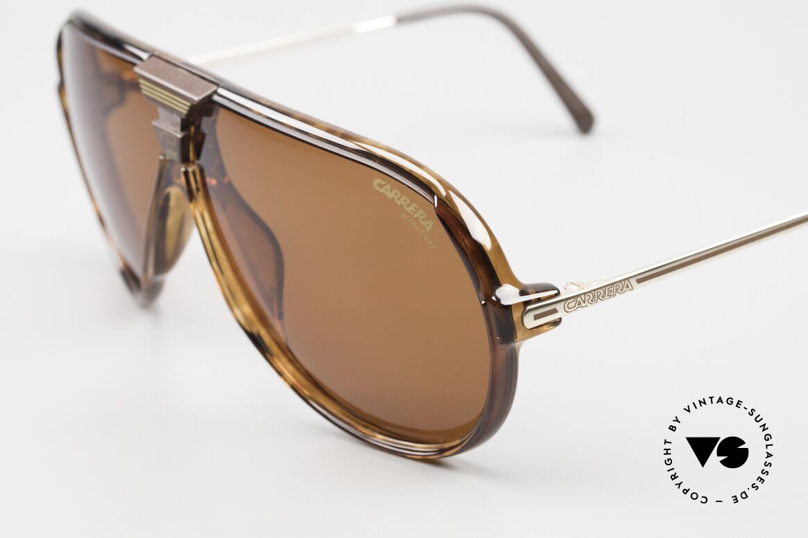 Carrera 5593 80er Aviator Sportsonnenbrille, 1x braun Verlauf & 1x braun Ultrasight; (100% UV), Passend für Herren