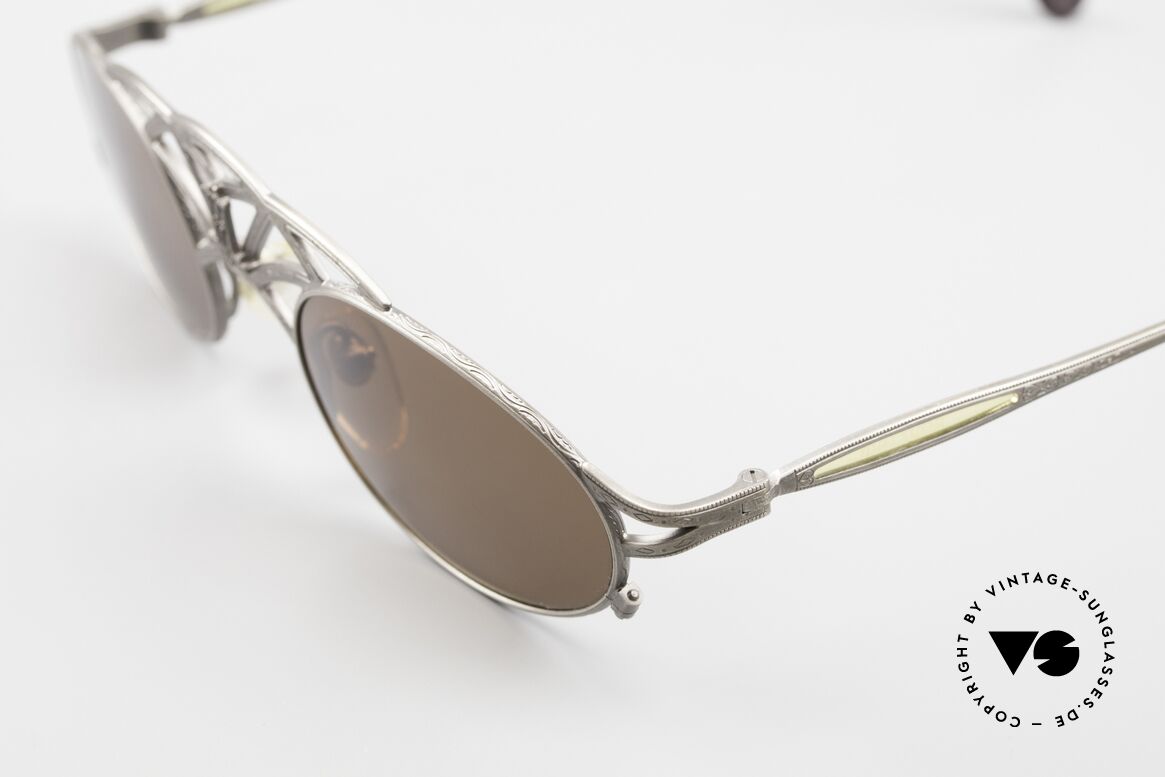 Matsuda 2844 Kleine 90er Designerbrille, das Matsuda Logo ist im Zentrum der Krone integriert, Passend für Herren und Damen