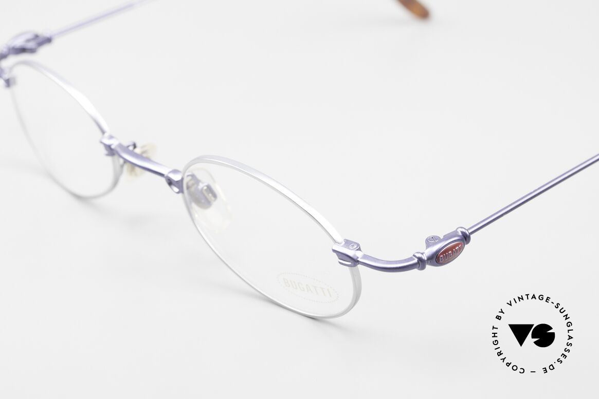 Bugatti 10764 Vintage 90er Brille Herren, ungetragene Rarität (inkl. Bugatti Etui und Verpackung), Passend für Herren