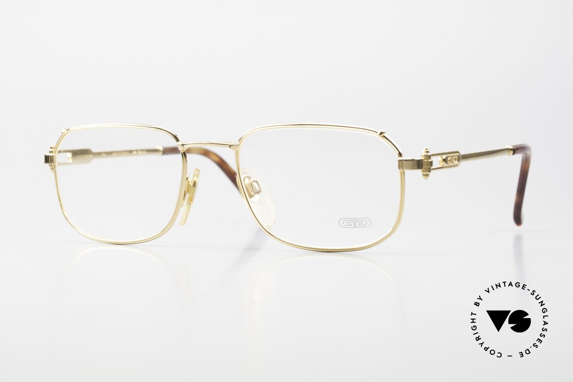 Gerald Genta Gold & Gold 04 90er Vintage Qualität Brille, Gérald Genta: eher bekannt für außergewöhnliche Uhren, Passend für Herren