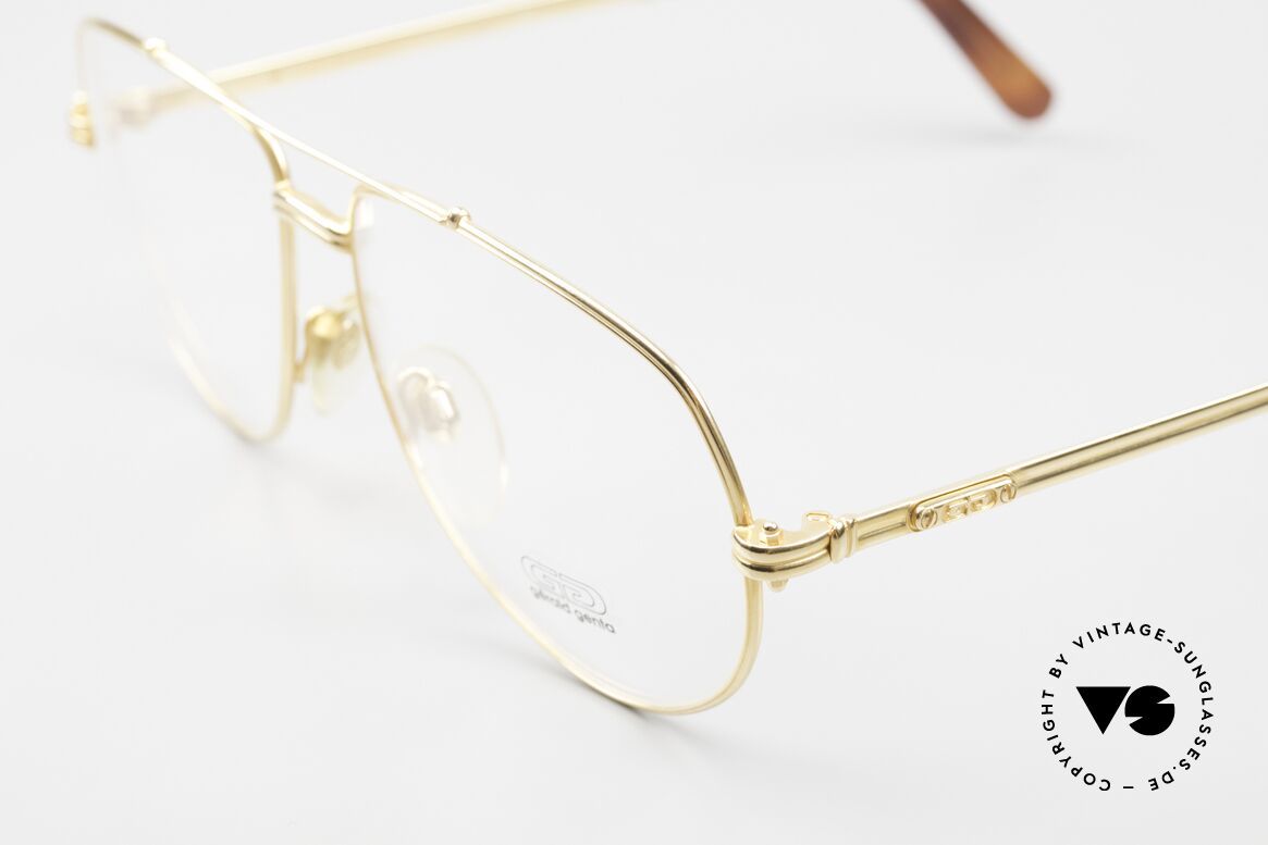 Gerald Genta New Classic 22 Herrenbrille Pilotenstil 24kt, LUXUS-Accessoires (wie z.B. Brillen) kamen später dazu, Passend für Herren