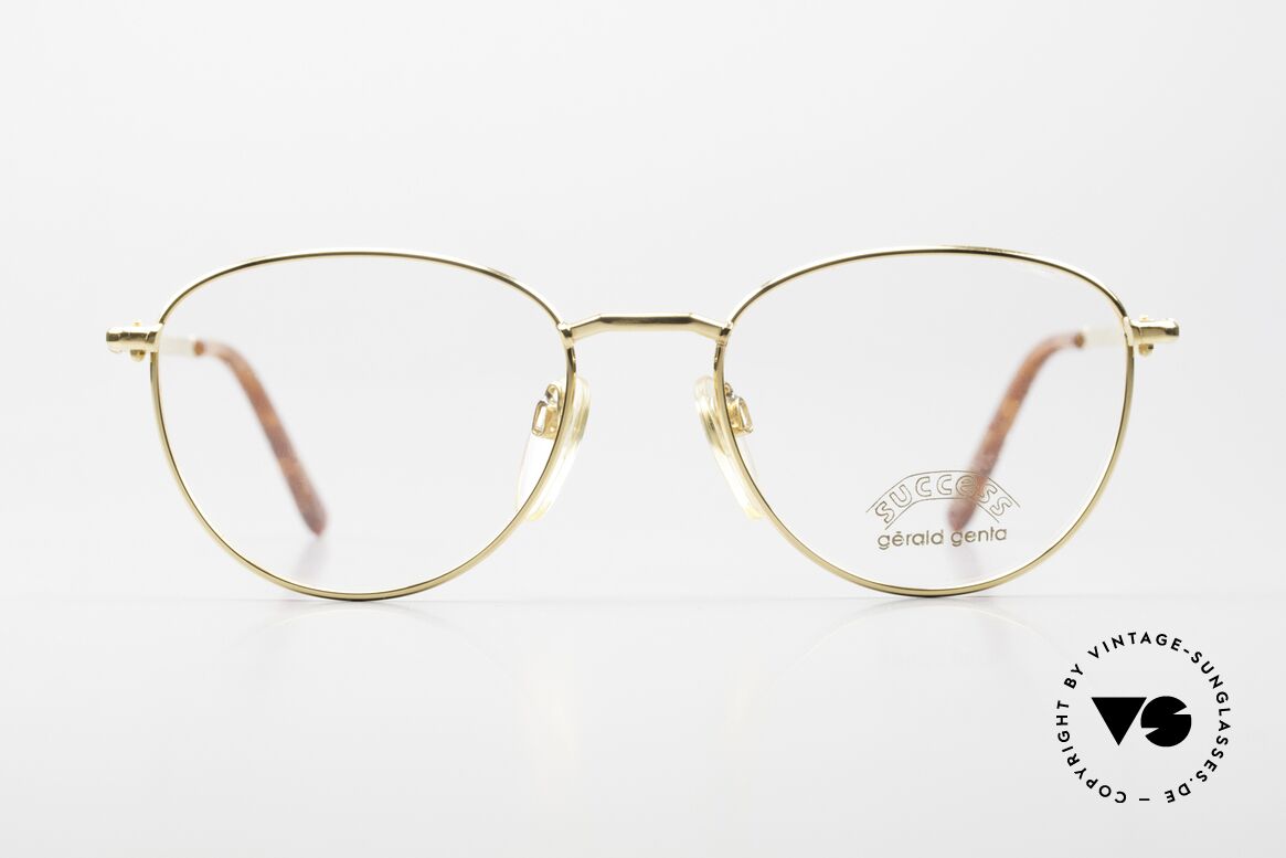 Gerald Genta Success 02 Vergoldete Vintage Brille, Gérald Genta: eher bekannt für außergewöhnliche Uhren, Passend für Herren und Damen
