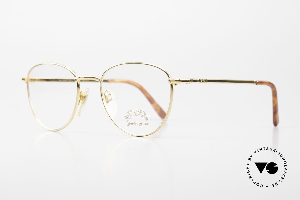 Gerald Genta Success 02 Vergoldete Vintage Brille, entwarf u.a. die „GRANDE Sonnerie“ (Preis: ca. $1 Mio.), Passend für Herren und Damen