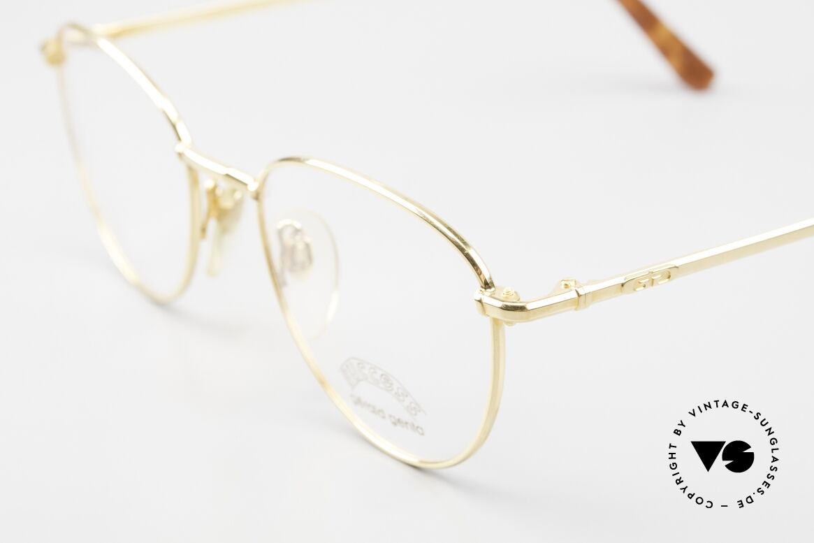 Gerald Genta Success 02 Vergoldete Vintage Brille, LUXUS-Accessoires (wie z.B. Brillen) kamen später dazu, Passend für Herren und Damen