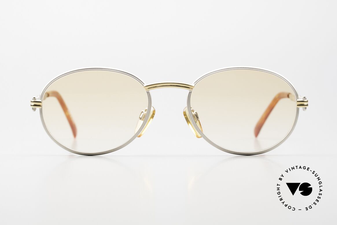 Gerald Genta New Classic 02 Ovale Vintage Sonnenbrille 90er, Gérald Genta: eher bekannt für außergewöhnliche Uhren, Passend für Herren und Damen