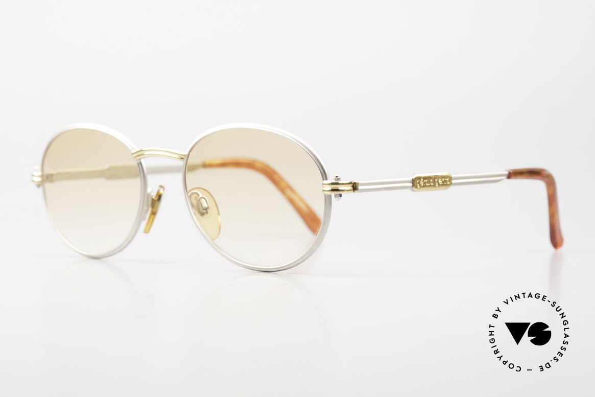 Gerald Genta New Classic 02 Ovale Vintage Sonnenbrille 90er, entwarf u.a. die „GRANDE Sonnerie“ (Preis: ca. $1 Mio.), Passend für Herren und Damen