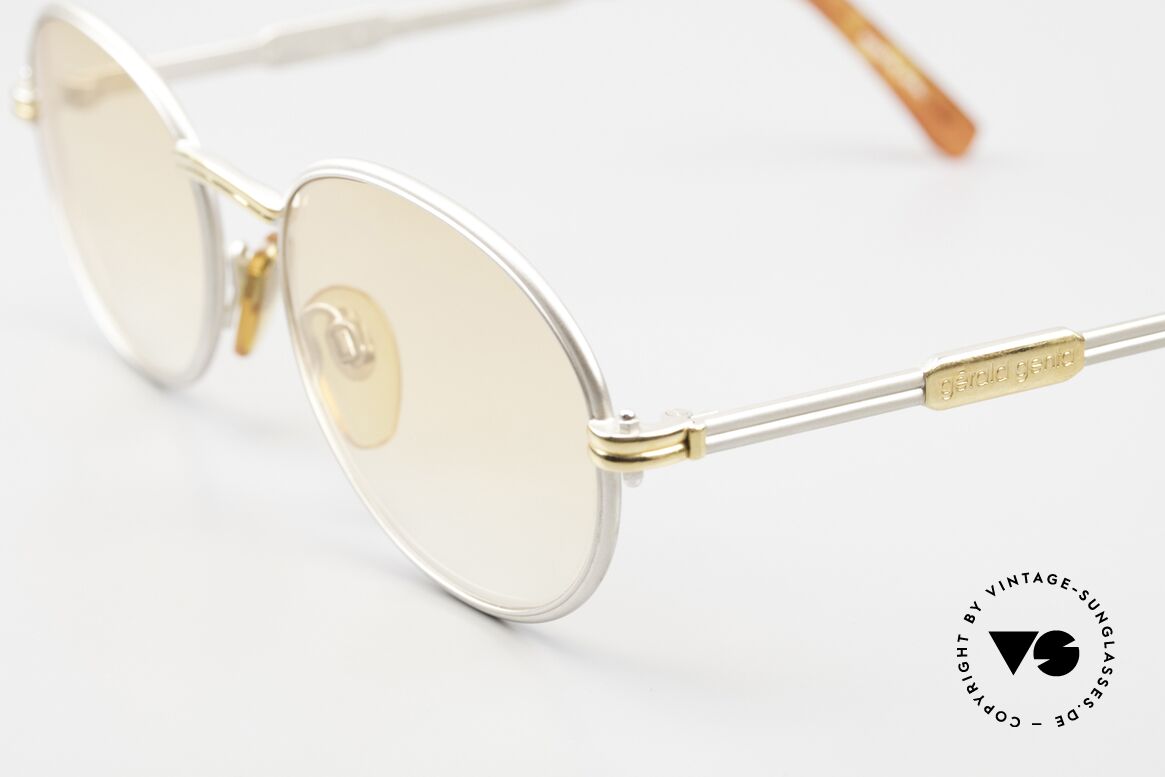 Gerald Genta New Classic 02 Ovale Vintage Sonnenbrille 90er, LUXUS-Accessoires (wie z.B. Brillen) kamen später dazu, Passend für Herren und Damen