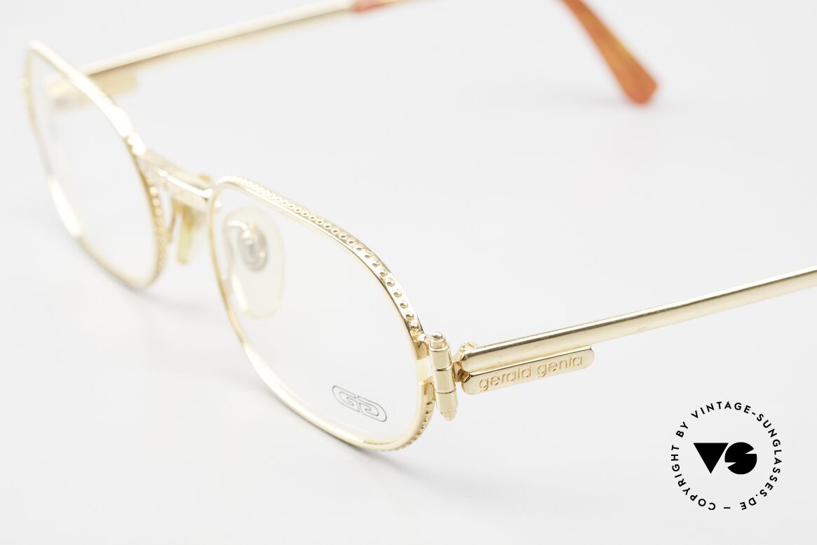 Gerald Genta Gefica 04 24kt Brille Damen & Herren, LUXUS-Accessoires (wie z.B. Brillen) kamen später dazu, Passend für Herren und Damen