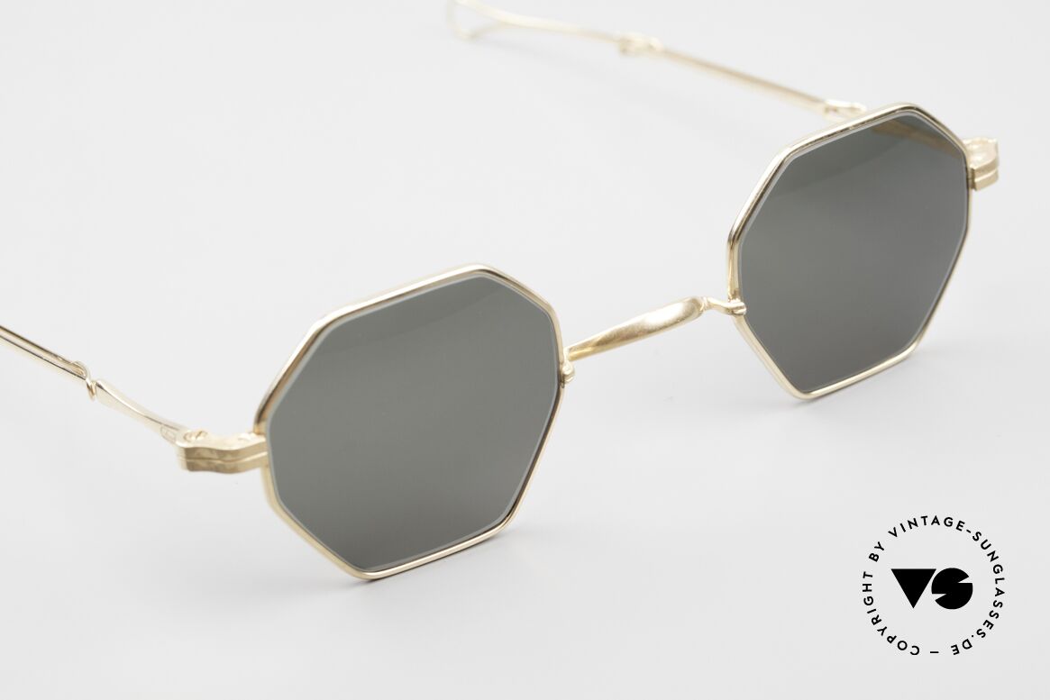 Lunor I 11 Telescopic Gold Plated Luxus Fassung, altes, ungetragenes LUNOR Einzelstück von ca. 1999, Passend für Herren und Damen