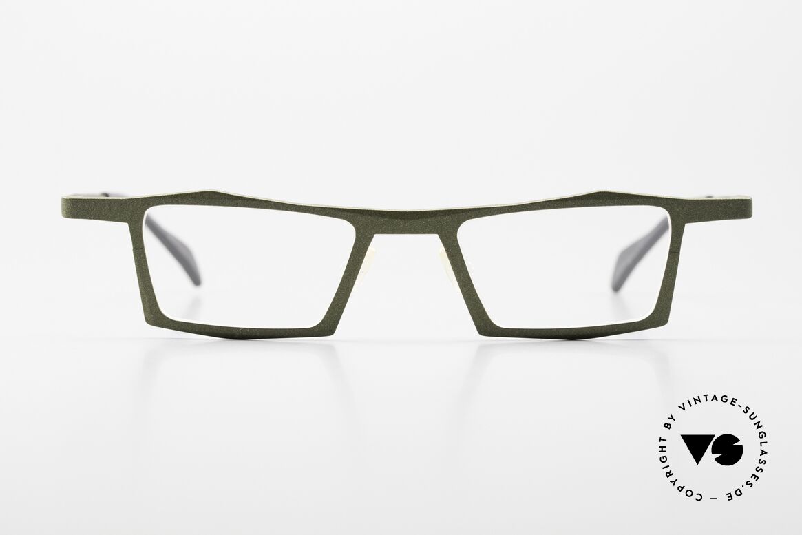 Theo Belgium Roubaix Dunkles Grün Metallic 2010, interessante Theo Roubaix Lesebrille von 2010, Passend für Herren und Damen