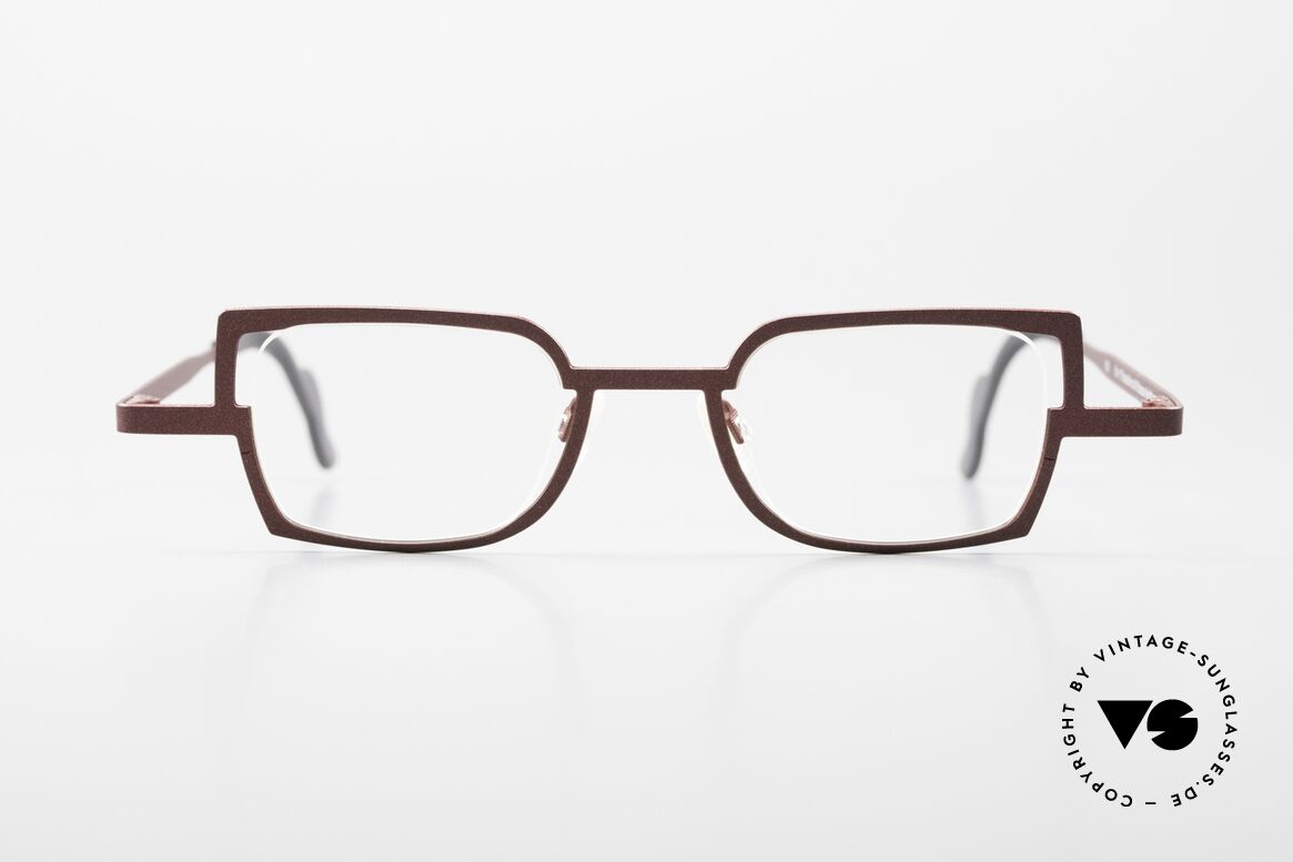 Theo Belgium Transform Vintage Metallbrille Damen, THEO Damenbrille aus der "Shuffle" Kollektion, Passend für Damen