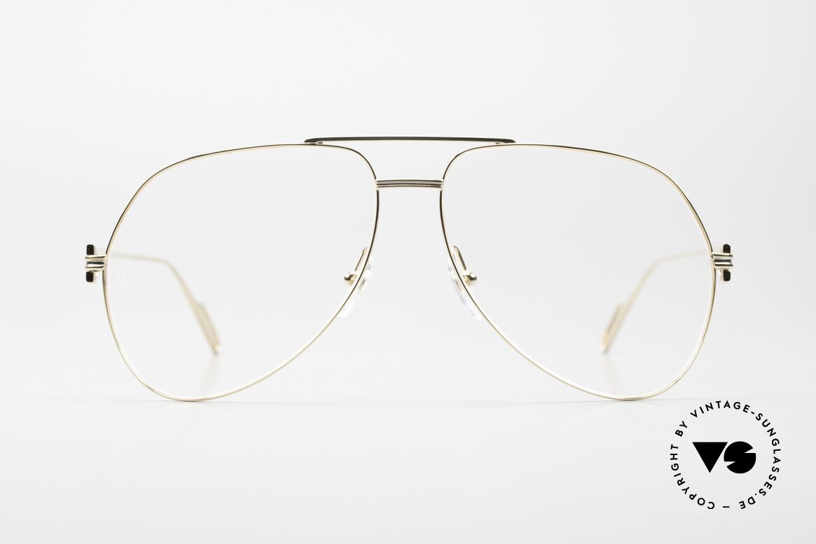 Cartier Première De Cartier Herrenbrille Pilot Vergoldet, Katalog Mod.-Bezeichnung. CT0116O, col. 003, Passend für Herren