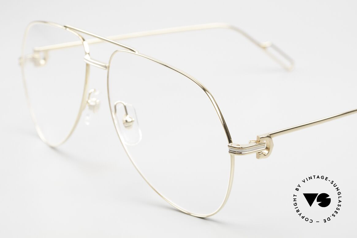 Cartier Première De Cartier Herrenbrille Pilot Vergoldet, neues Original der 'Première De Cartier' Serie, Passend für Herren