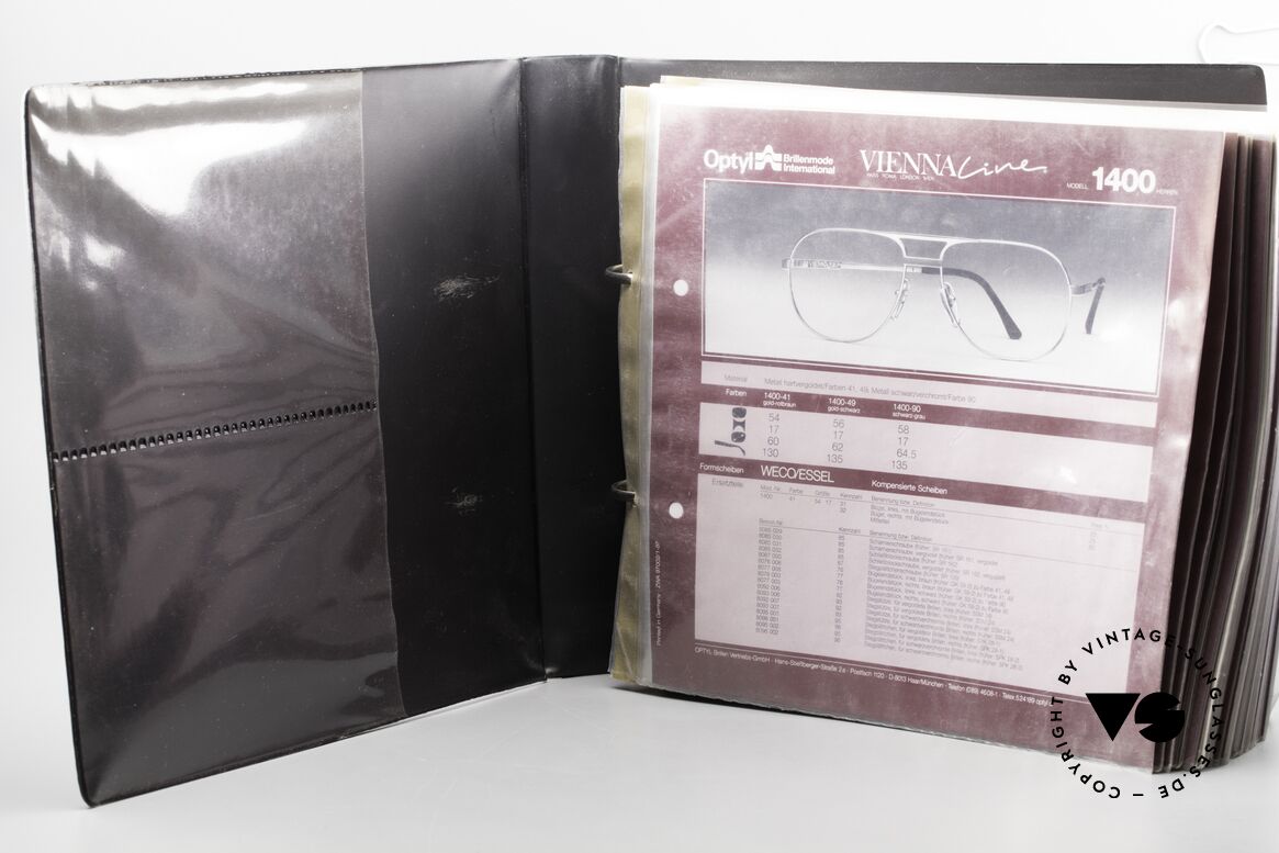 Optyl Catalog Viennaline Alter 80er Original Katalog, Optyl produziert folgende Marken: Dior, Carrera,, Passend für Herren und Damen