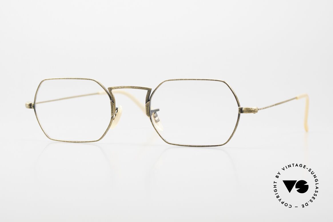 Oliver Peoples Pane Eckige Vintage Brille 90er, Oliver Peoples Brille, Mod. 'PANE' aus den 1990ern, Passend für Herren und Damen